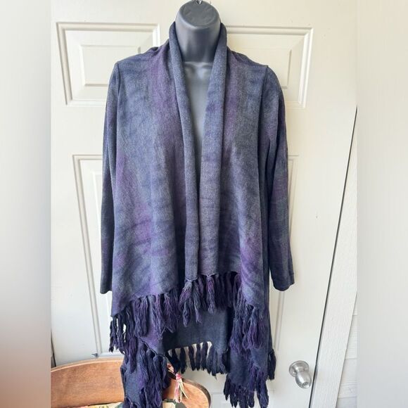 Lafayette 148 Cardigan Sweater Women's size Small 100% Merino Wool Tye Dye - Picture 8 of 10